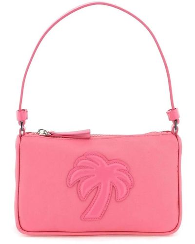 Palm Angels Handtasche mit palmenbaum - Pink