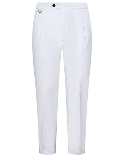 Low Brand Slim-Fit Pants - White