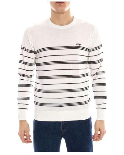 Armani Jeans Sweatshirts - Blanc