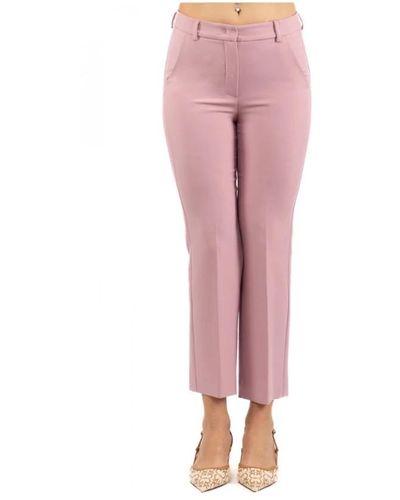 Weekend Cropped Trousers - Pink