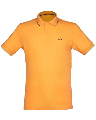 Sun 68 Polo Shirts - Orange