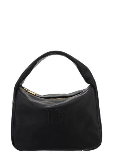 DSquared² Leather logo handbag - Nero