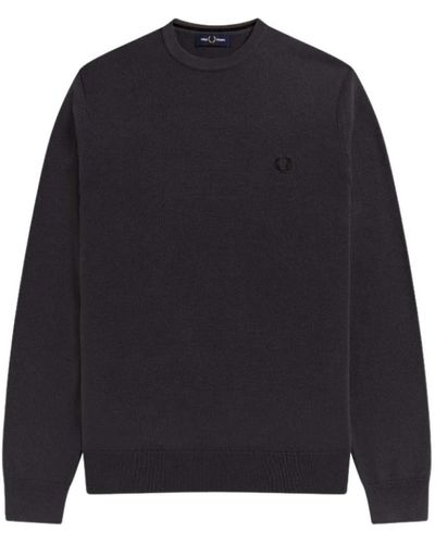 Fred Perry Knitwear > round-neck knitwear - Bleu