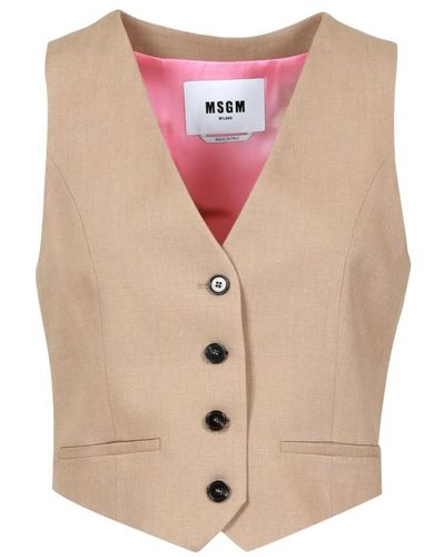 MSGM Jacken mit knopfverschluss - Pink