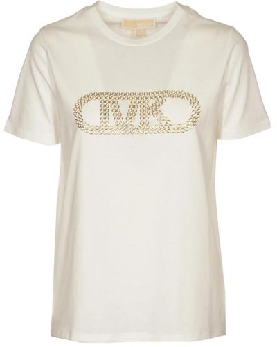 Michael Kors Grommet empire classic tee - Weiß