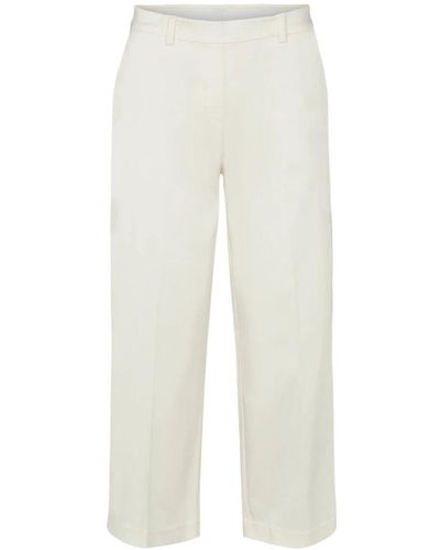 LauRie Cropped trousers - Blanco
