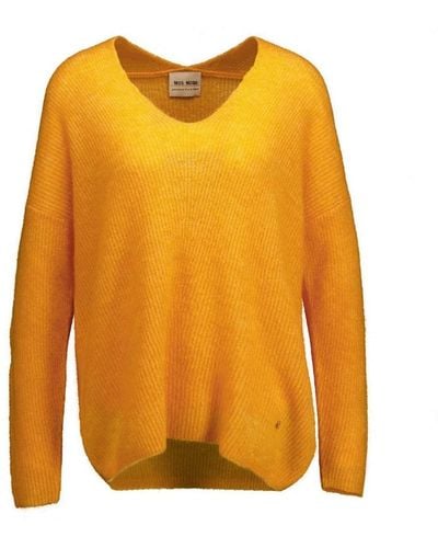 Mos Mosh V-Neck Knitwear - Yellow