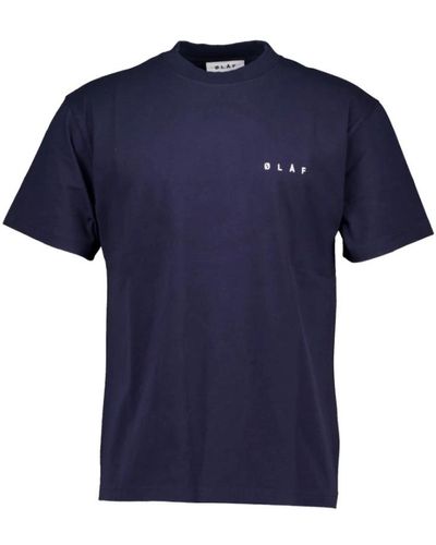 OLAF HUSSEIN T-Shirts - Blue