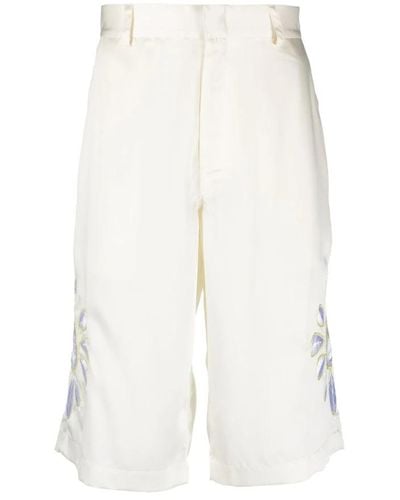 Bluemarble Long Shorts - White