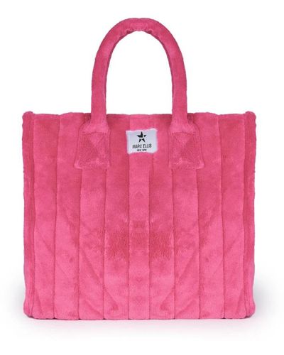 Marc Ellis Tote Bags - Pink