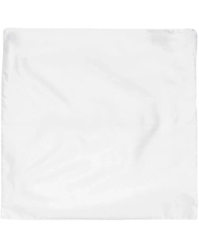 Corneliani Pocket Scarves - White