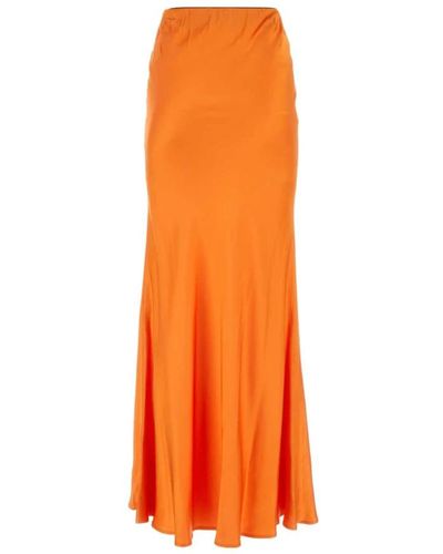Hebe Studio Maxi skirts - Orange