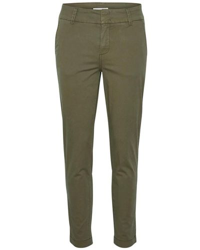 Part Two Slim-fit trousers - Verde