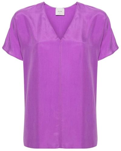 Alysi Blouses & shirts > blouses - Violet