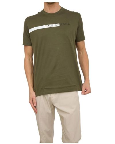 Paul & Shark T-shirt in cotone verde