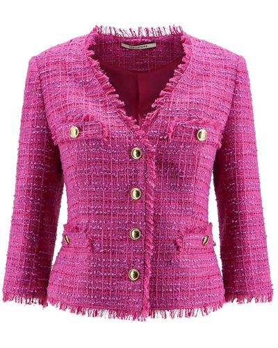Tagliatore Tweed jackets - Pink
