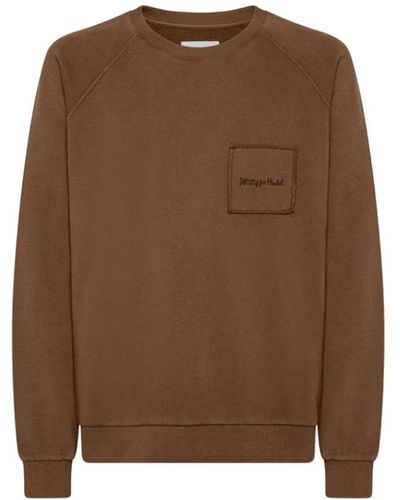 Philippe Model Sweatshirts - Brown