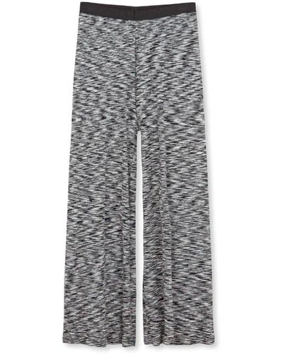 Mads Nørgaard Trousers > wide trousers - Gris