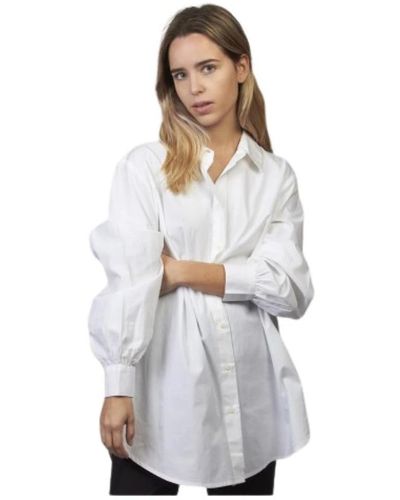 ONLY Camisa de algodón versátil para mujeres - Blanco