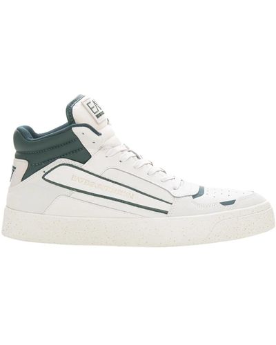 EA7 Basketball high-top sneaker - Bianco