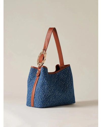 Borbonese Bags > shoulder bags - Bleu