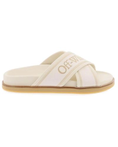 Off-White c/o Virgil Abloh Shoes > flip flops & sliders > sliders - Neutre