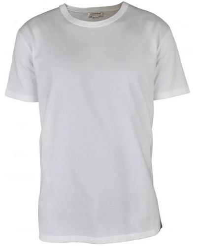 Alexander McQueen Klassisches weißes baumwoll-t-shirt - Grau