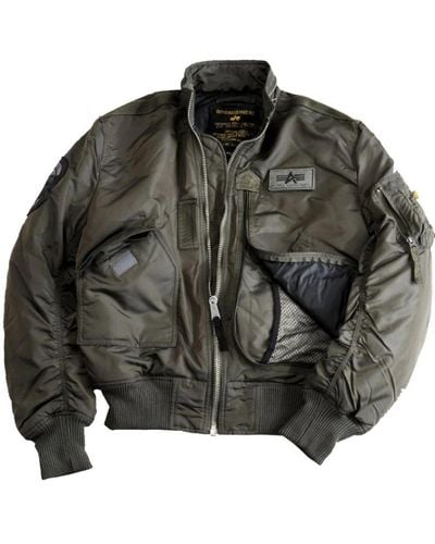 Alpha Industries Bomber Jackets - Black