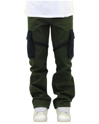 FLANEUR HOMME Trousers > straight trousers - Vert