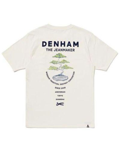 Denham Tops > t-shirts - Blanc