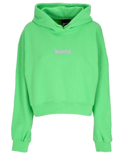 DISCLAIMER Leichter kapuzenlogo-sweatshirt - Grün