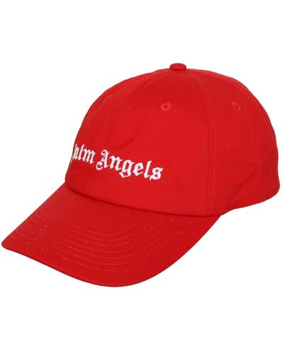 Palm Angels Caps - Red