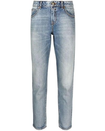 Zimmermann Stonewashed cropped jeans - Blu