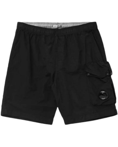 C.P. Company Shorts da bagno in nylon nero