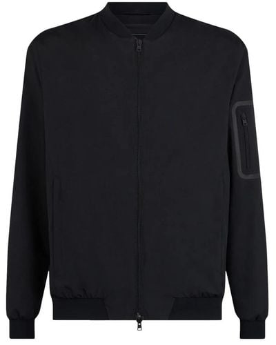 Herno Stilvoller Zip-Through-Sweatshirt für Männer - Schwarz