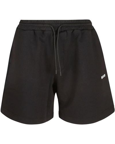 MSGM Shorts,stylische bermuda shorts für den sommer - Schwarz