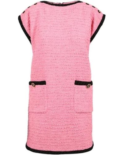 Gucci Cotton-blend Tweed Dress - Pink