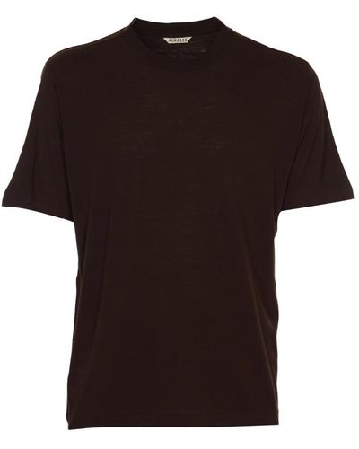 AURALEE T-Shirts - Black