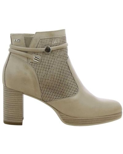 Nero Giardini Shoes > boots > heeled boots - Gris