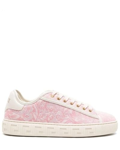 Versace Rosa jacquard sneakers - Pink