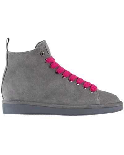 Pànchic Lace-Up Boots - Grey