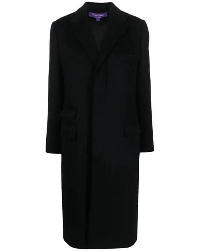 Ralph Lauren Single-Breasted Coats - Black