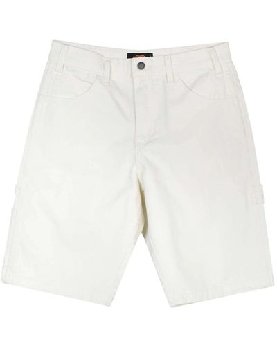 Dickies Pantaloncini di tela anatra - Bianco