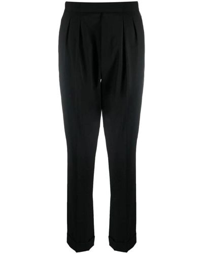 Ralph Lauren Slim-Fit Trousers - Black