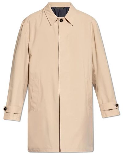 Brioni Coats > single-breasted coats - Neutre