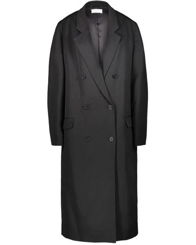 The Row Double-Breasted Coats - Black