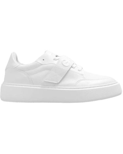 Ganni Sneakers mit Logo - Weiß