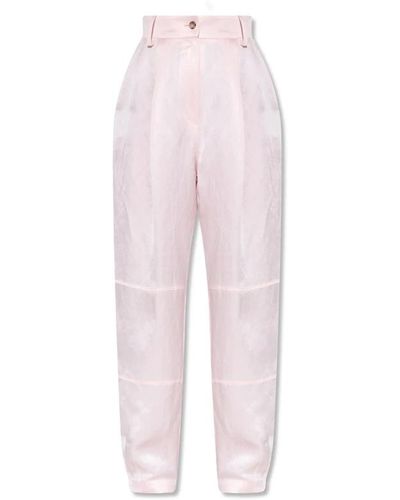The Mannei Volterra high-rise trousers - Rosa