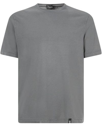 Drumohr Klassisches t-shirt für männer - Grau