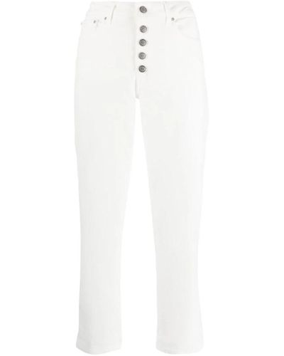 Dondup E Cropped Jeans - Weiß